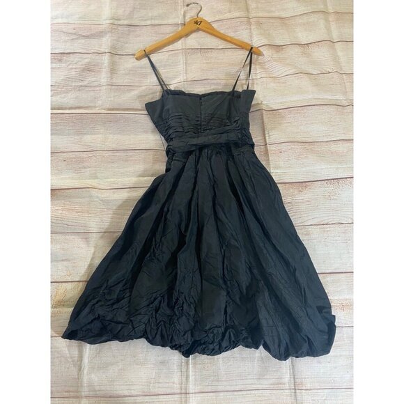 BCBGMaxazria Women's 100% Silk Sleeveless Bubble Dress - 6 - Picture 10 of 13